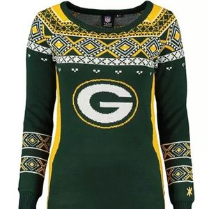 Green Bay Packers “Ugly Sweater Dress”. NWT sz XL